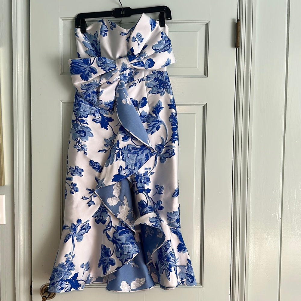 Blue floral mestiza dress